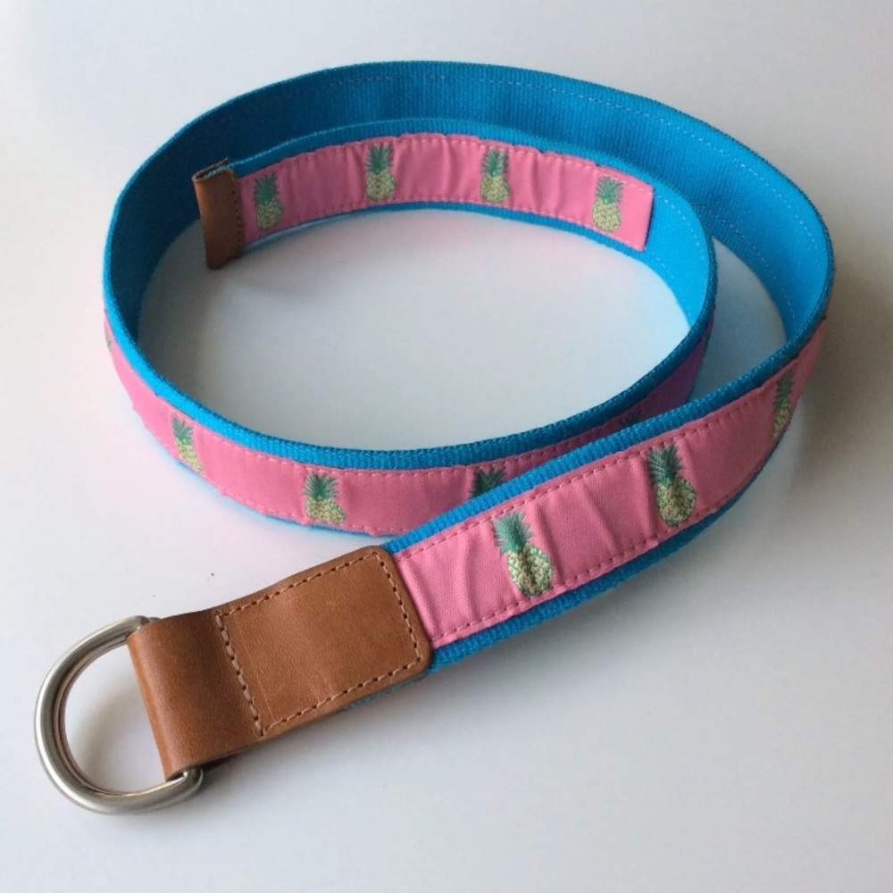 TALBOT’S Canvas Pineapple Belt Medium